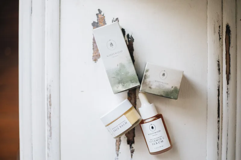 Product packaging styled for photography, the kind of product imagery an Amazon listing optimization pass relies on