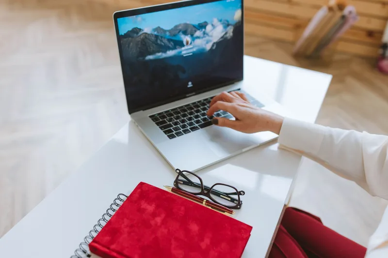 Remote work professional desk setup for virtual assistant skills